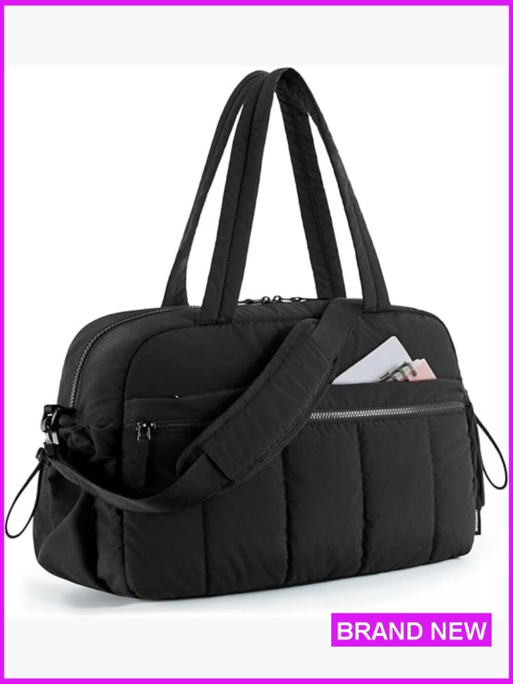 Gym Bag Travel Duffel with Wet Pocket Lightweight Weekender Carry On Adjustable